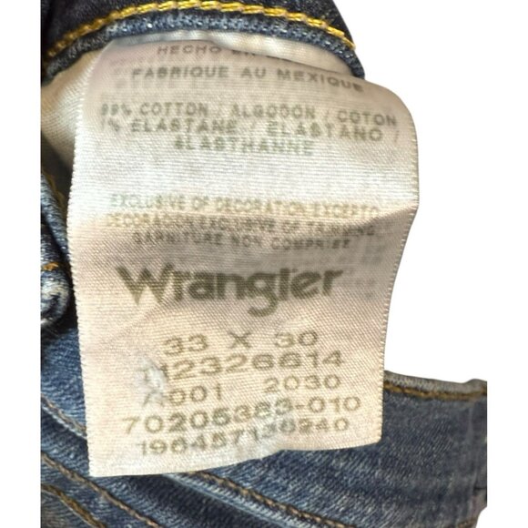 Wrangler Straight Fit Jeans Men's Size 33x30 - Picture 5 of 7